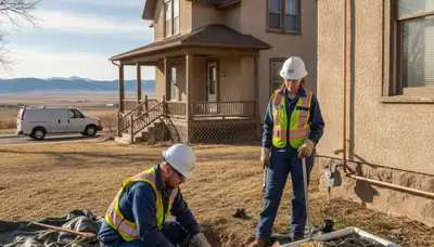 Loveland, CO plumber repairing a residential leak with professional plumbing tools