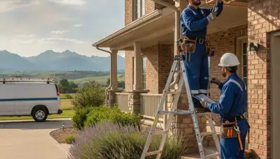 Loveland, CO plumber repairing a leak for residential plumbing service