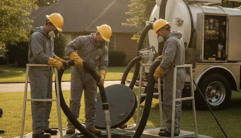 Septic tank cleaning service for Loveland, CO homes by On Call Plumbers