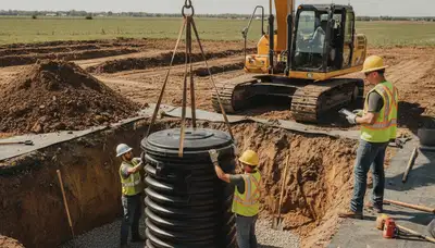 Septic tank installation for Loveland, CO homes by On Call Plumbers