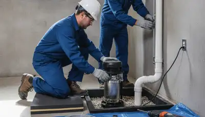Sump pump installation for Loveland, CO home by professional plumbing repair team